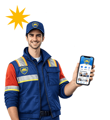 مدیر پروژه یسنا رایان پارس در حال پیگیری اجرای پروژه مشتری